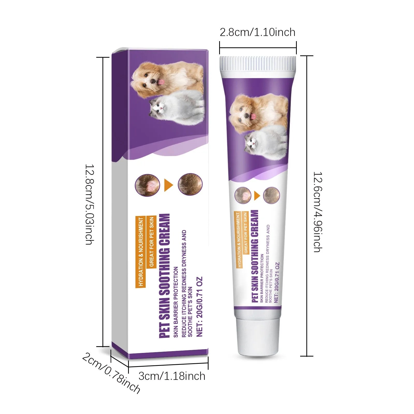 Pet Skin Care Cream Dry Itchy Skin Soothing Lotion For Dogs And Cats Itchy Skin Relief Cream For Cats Paw Lotion Soothing Balm Deals 4 U   Deals 4 U