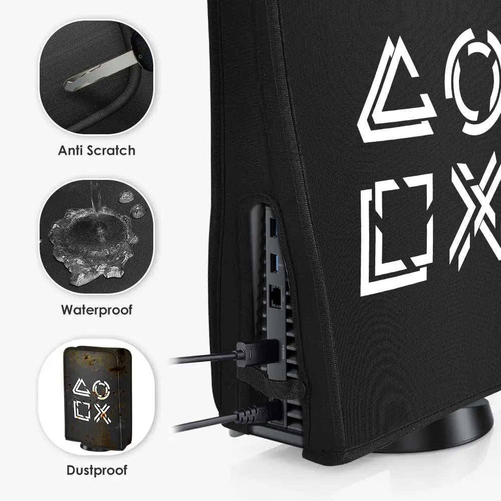 Dust Cover Anti-scratch Dust Guard Case Cover for PS5 Slim Disc&Digital Console