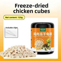 FKSC Turtle Food Mix - Freeze-Dried Shrimp/Mealworm/Fish & Chicken - Protein Rich Treat for Red-Ear Sliders & Aquatic Turtles Deals 4 U   Deals 4 U