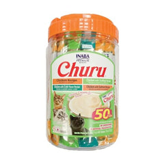 Churu Cat Treats Grain-Free Lickable Squeezable Creamy Purée Cat Treat/Topper with Vitamin E and Taurine Each 0.5 Ounce Pack of Deals 4 U   Deals 4 U