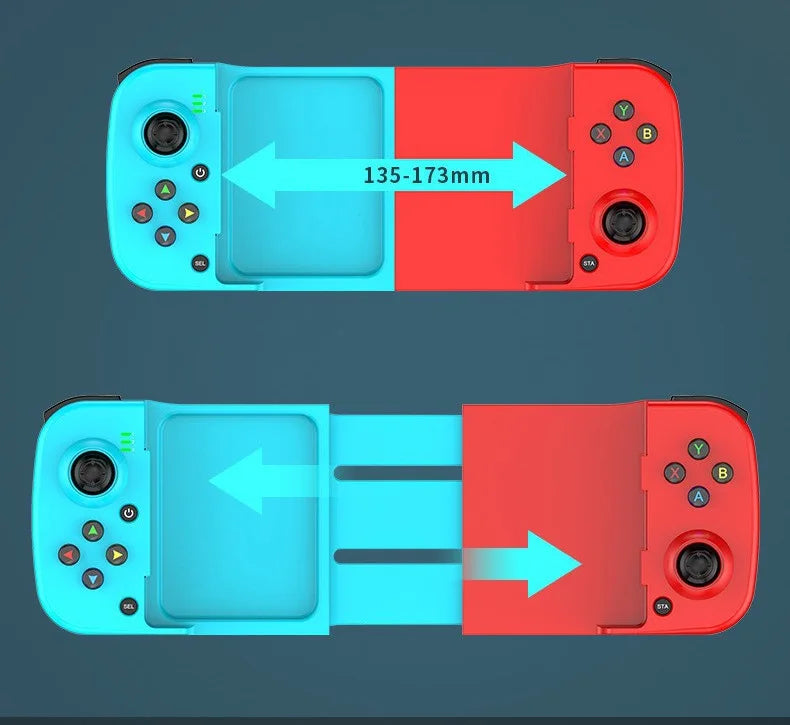 D3 TypeC Telescopic Mobile Phone Gamepad Bluetooth-compatible 5.0 Wireless Game Controller For PUBG Android iOS for Switch PS4/3