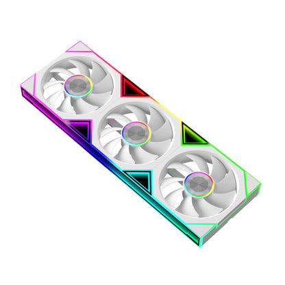 ICE Whale WZ-120/240/360 PC Case Fan ARGB Motherboard Sync Combination Structure Cold Exhaust Cooling Fan Ventilador