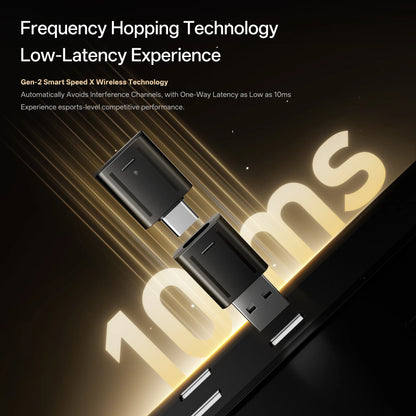 ATK N9 2.4GHz Wireless Gaming Headset with Mic for PS5 PS4 PC Mac Playstation Bluetooth Gaming Headphone with Microphone