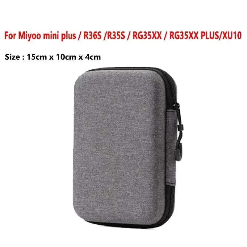 TOP Protect Game Storage Case for Miyoo Mini Plus R36S R35S Portable Storage Console Bag Carry Case for Anbernic RG35XX Plus Deals 4 U  Console Accessories Deals 4 U