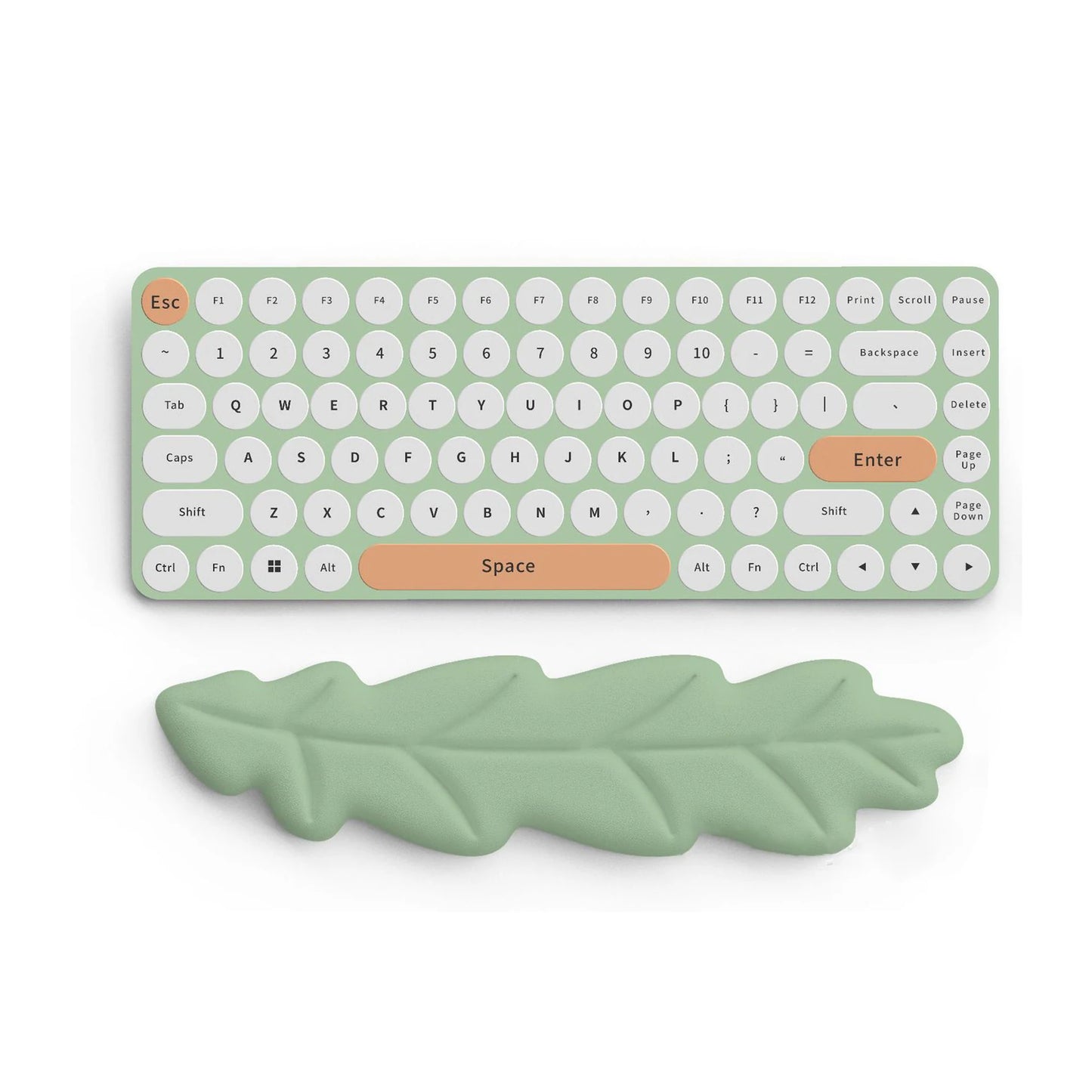 Leaf Keyboard Wrist Guard Cloud Wrist Guard Mouse Pad Ergonomic Lycra Foam Memory Anti-slip Support Office