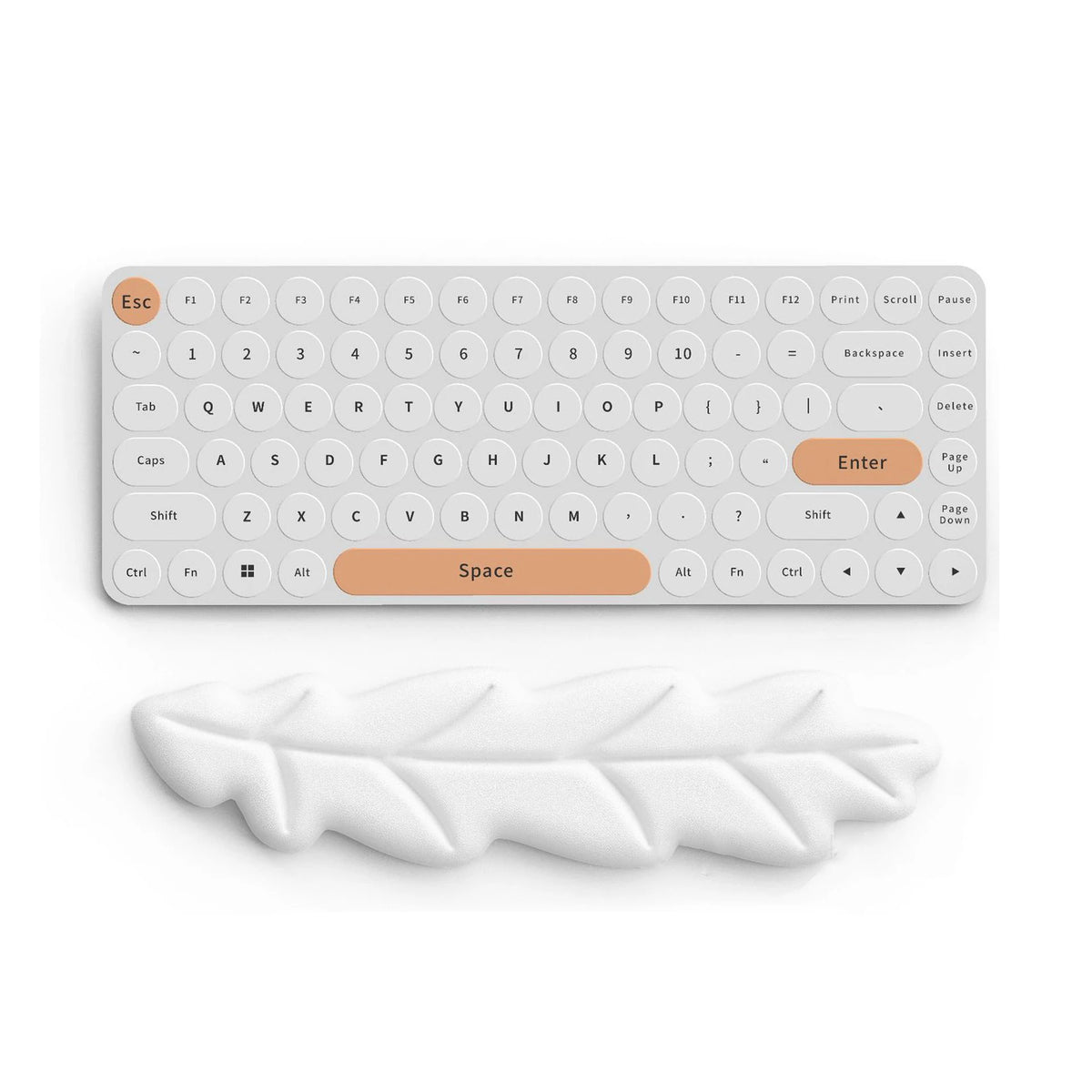 Leaf Keyboard Wrist Guard Cloud Wrist Guard Mouse Pad Ergonomic Lycra Foam Memory Anti-slip Support Office