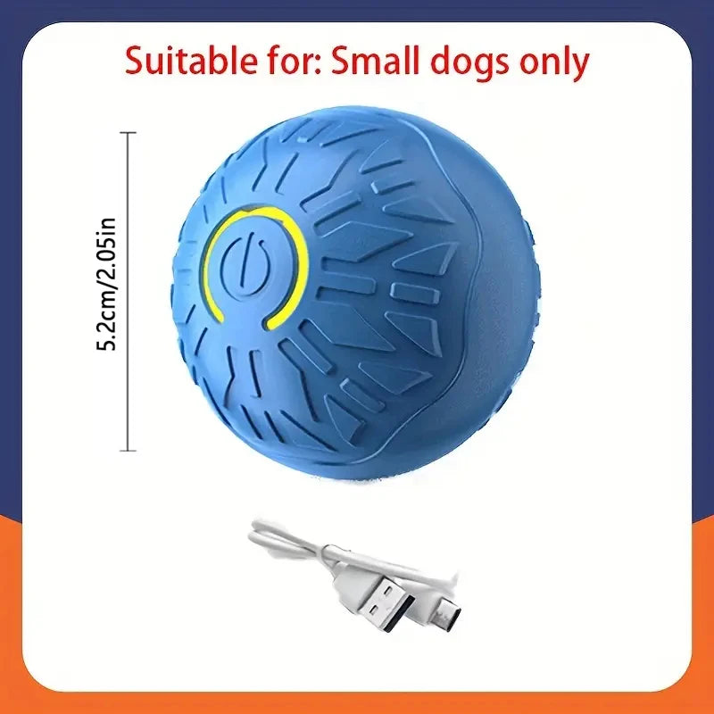 Smart Dog Toy Ball Automatic Interactive Pet Electronic Rolling USB Rechargeable Moving Bouncing for Puppy to Large dog Chew Toy Deals 4 U   Deals 4 U