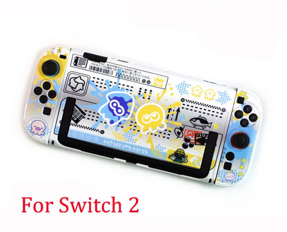 Hot Sale PC Hard Cover Full Crystal Shell Protector For Nintendo Switch 2 NS2 Joy-con Game Controller Front Back Protective Case