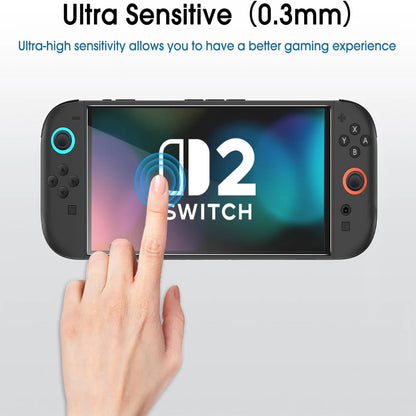 Tempered Glass Protector For Nintendo Switch 2 2025 Accessories Screen Protector For Switch 2 Accessoires With Joystick Cap