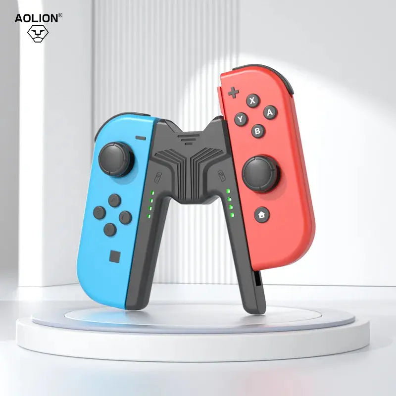 Aolion Portable Charging Grip Bracket For Nintendo Switch/OLED For Joy-con Controller Charging Dock For Switch Game Accessories Deals 4 U  Console Accessories Deals 4 U