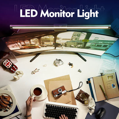 Curved RGB LED Monitor Light Bar Computer Screen lamps PC Desk Lamp USB Touch Dimmable Reading Office Gaming Gamer Lighting