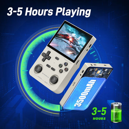 GAMINJA K36 Handheld Game Console 3.5Inch IPS 640x480 Screen Built in 64GB Simulator Games Portable Handheld Game Console