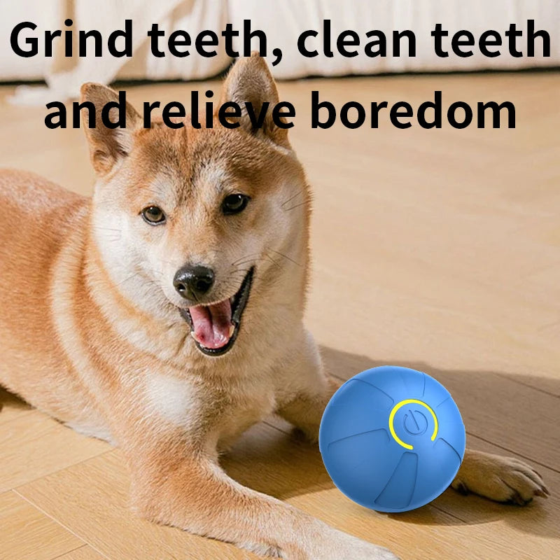 Smart Dog Toy Ball Automatic Interactive Pet Electronic Rolling USB Rechargeable Moving Bouncing for Puppy to Large dog Chew Toy Deals 4 U   Deals 4 U