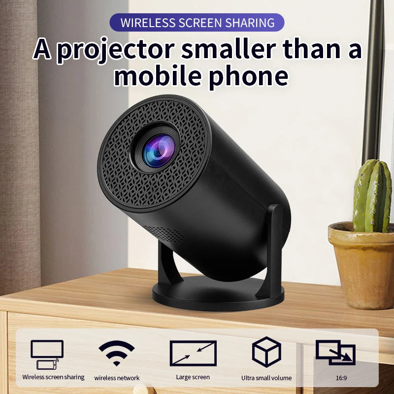 2026 New HY300 Projector with WiFi6 & BT5.0, Portable Beamer 1080P/4K Support Auto Keystone Smart Proyector Deals 4 U   Deals 4 U