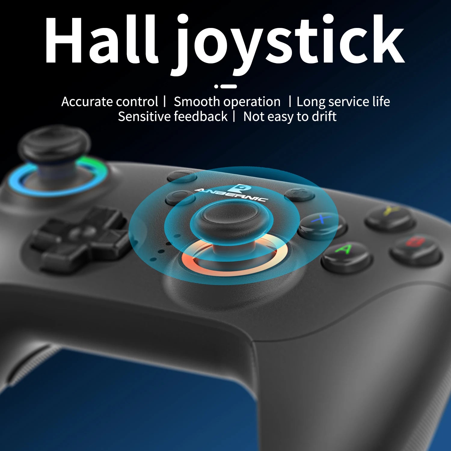 ANBERNIC RG P01 Retro Games Controller Wired/Wireless Bluetooth RGB Hall Effect Joystick XBOX Gamepad for PC Android IOS Steam Deals 4 U   Deals 4 U
