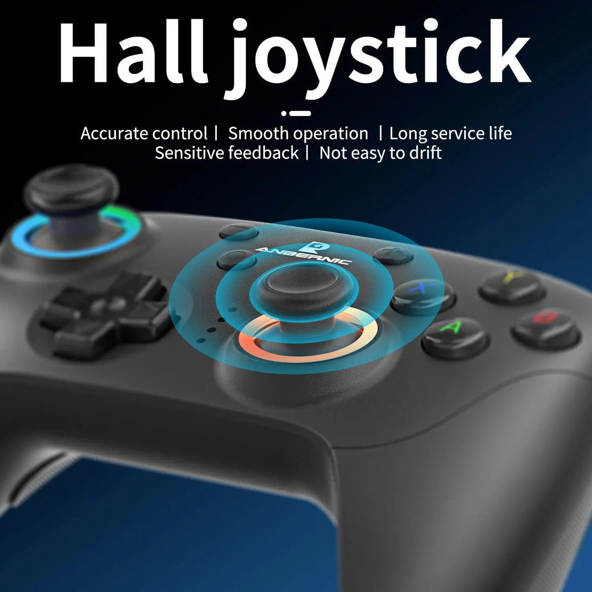 ANBERNIC RG P01 Retro Games Controller Wired/Wireless Bluetooth RGB Hall Effect Joystick XBOX Gamepad for PC Android IOS Steam Deals 4 U   Deals 4 U