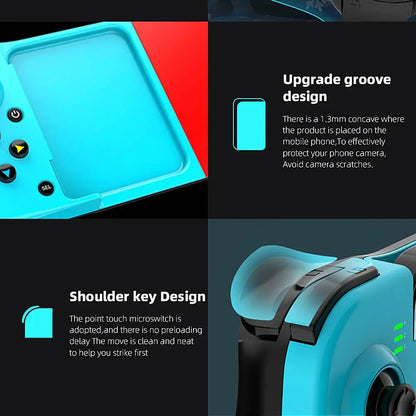 Gamepad For iPhone Android Cell Phone Control Bluetooth Controller Trigger Pubg Mobile Joystick Gaming Smartphone Mando Game Pad Deals 4 U  Mobile Gaming Deals 4 U