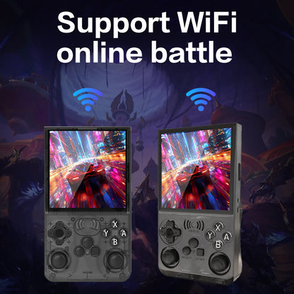 GAMINJA Retro Handheld Video Game Console WiFi 0‑lag Global Online Battle Download Games Via Official APP Retro Video Game Player Gift
