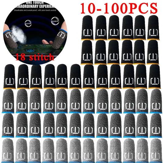 100-10PCS Finger Cover Game Controller For PUBG Sweatproof Anti-slip Fingertip Cover Thumb Gloves For Mobile Game Deals 4 U  Mobile Gaming Deals 4 U