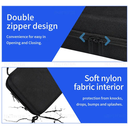 Dual Carrying Case Bag For PS5/PS4/PS3/Xbox Series Controller Portable Travel Pouch Shockproof Storage Shell For PS5 Accessories Deals 4 U  Console Accessories Deals 4 U