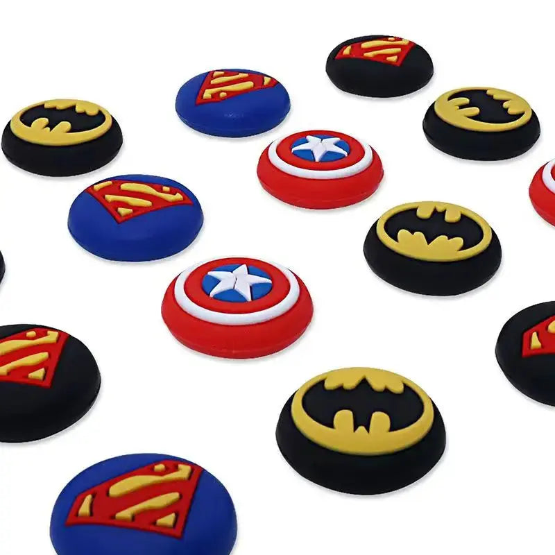 2pcs Silicone Thumb Grip Cap For PS4 PS5 Playstation 5 Xbox Series XS Game Joystick Controller Accessories Thumbstick Grip Caps Deals 4 U  Console Accessories Deals 4 U