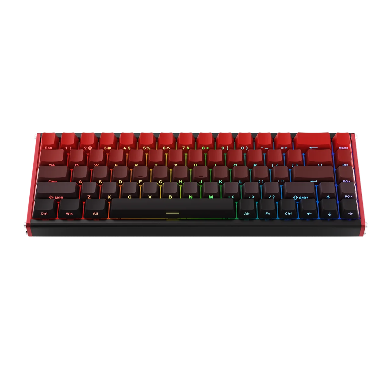 AJAZZ ALUX68 Magnetic Shaft Aluminum Alloy Esports Magnetic switch keyboard RGB hot-swappable DIY wired macro mode Hall effect