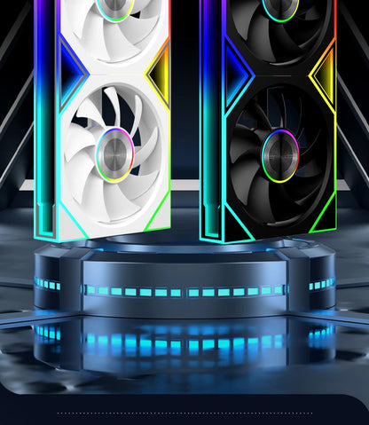 ICE Whale WZ-120/240/360 PC Case Fan ARGB Motherboard Sync Combination Structure Cold Exhaust Cooling Fan Ventilador