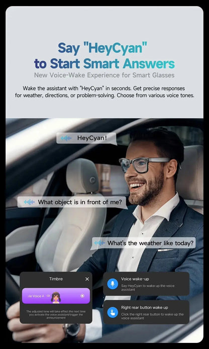 W610 AI Smart Glasses with Video Camera 800W Outdoor Sunglasses Wi-Fi Transfer BT Calling Audio Record Smart Wearable Headset Deals 4 U  Gaming Accessories Deals 4 U