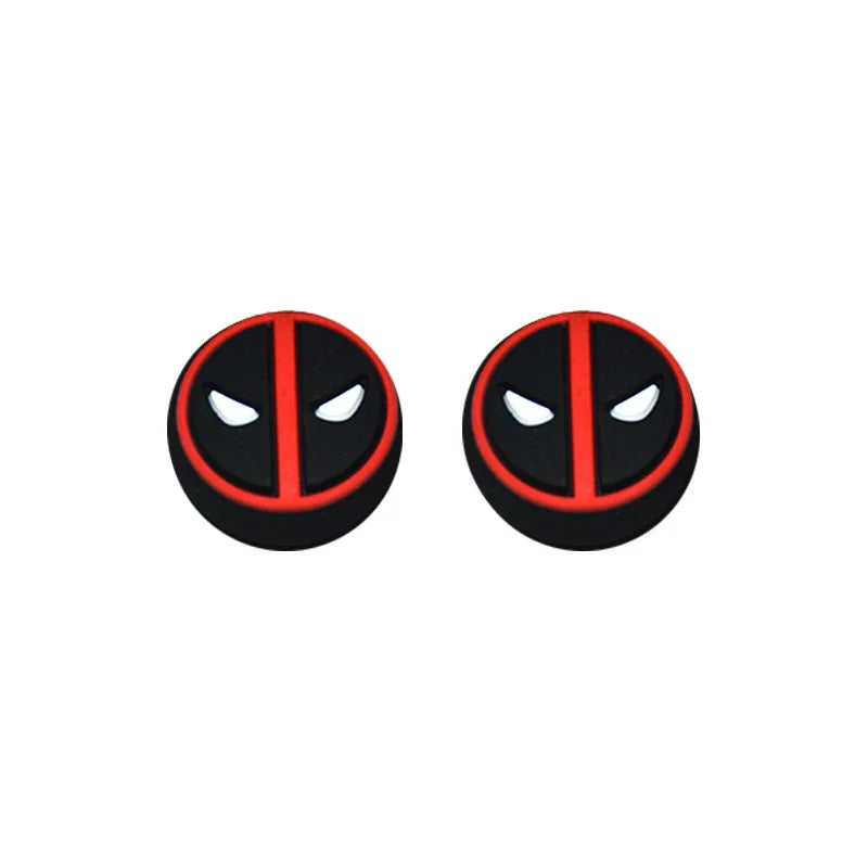 2pcs Silicone Thumb Grip Cap For PS4 PS5 Playstation 5 Xbox Series XS Game Joystick Controller Accessories Thumbstick Grip Caps Deals 4 U   Deals 4 U