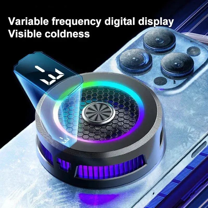 15W Extreme Cooling Phone Cooler with Ice Generation, Semiconductor Phone Cooler, Magnetic & Clip-on for iPhone/Xiaomi/VIVO/OPPO Deals 4 U  Mobile Gaming Deals 4 U