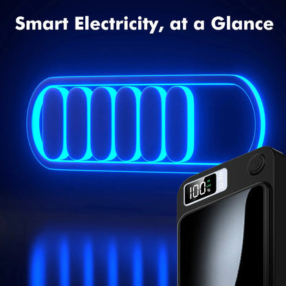 Wireless Power Bank 2-in-1 Magnetic 10000mAh Portable Charger Fast Charging 22.5W LED Power Display For Iphone Xiaomi Samsung Deals 4 U  Mobile Gaming Deals 4 U