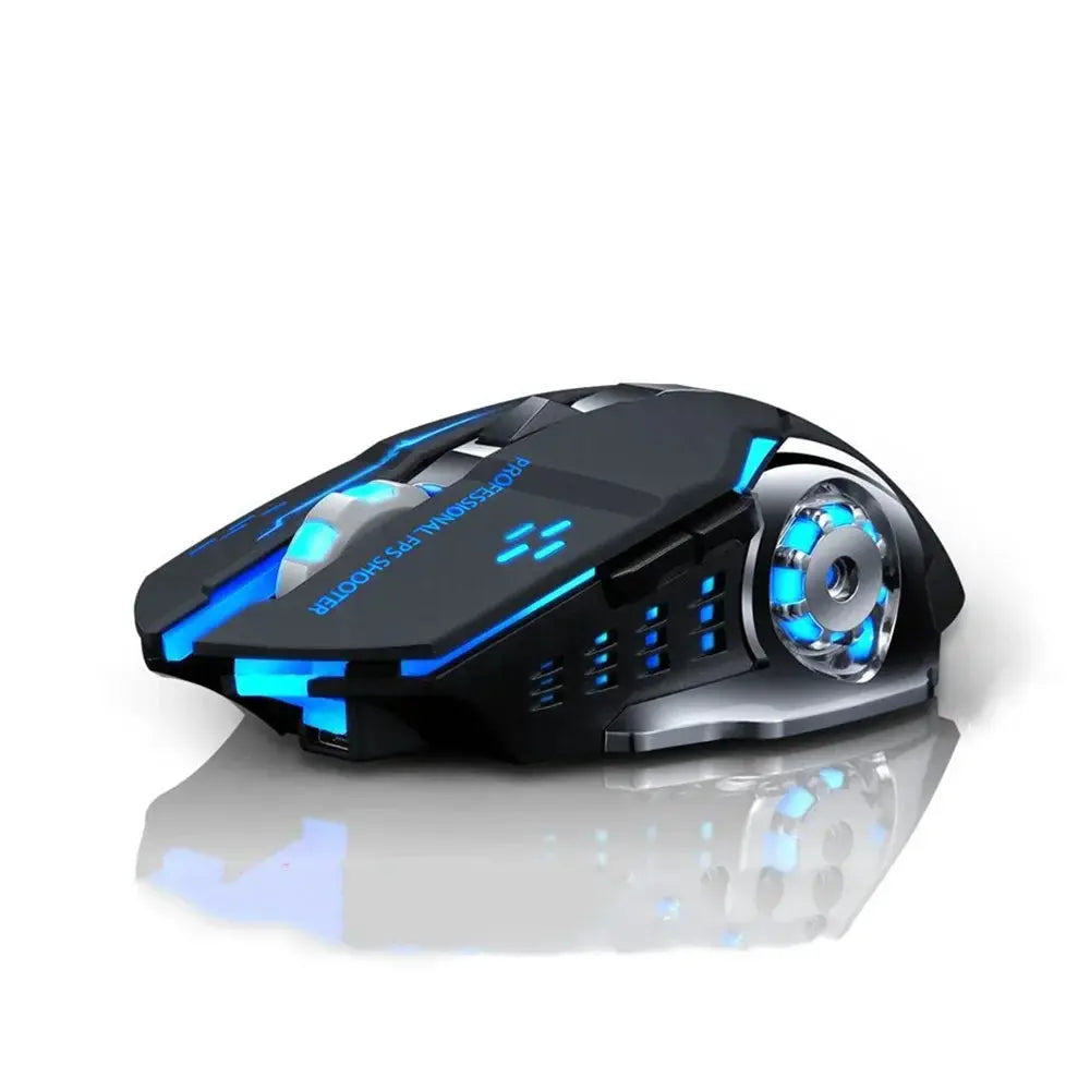 Rechargeable Wireless Mouse Gaming Computer Silent Bluetooth Mouse USB Mechanical E-Sports Backlight PC Gamer Mouse For Computer Deals 4 U  Gaming Accessories Deals 4 U