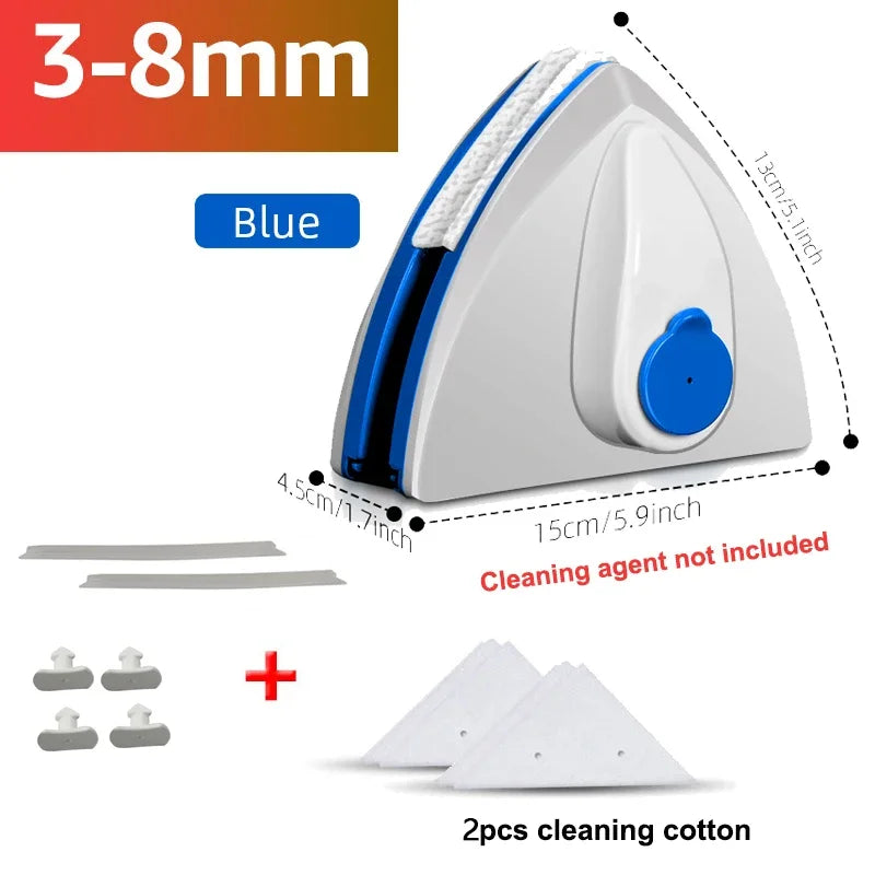 Double Sided Magnet Windows Cleaner Automatic Drainage Wiper Glass Window Washer Household Cleaning Tool For Window Washing Deals 4 U   Deals 4 U