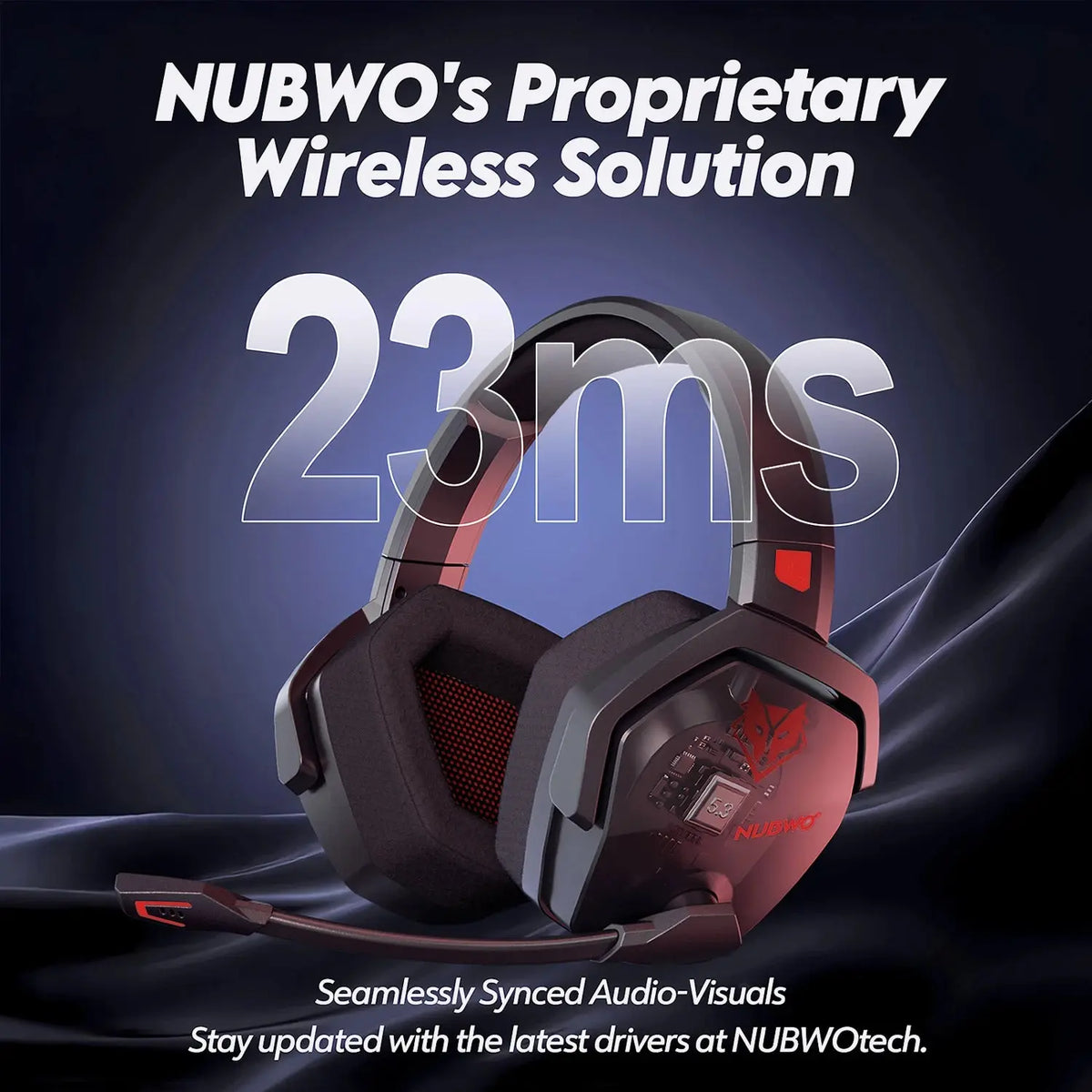 NUBWO G06 Dual Wireless Headsets Gamer with Microphone 2.4GHz Bluetooth 5.3 Gaming Headphones for PS5, PS4, PC, Mobile, Switch Deals 4 U  Gaming Accessories Deals 4 U
