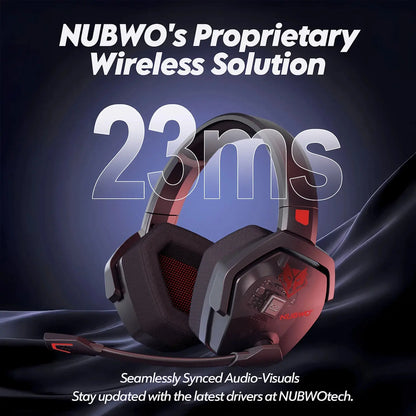 NUBWO G06 Dual Wireless Headsets Gamer with Microphone 2.4GHz Bluetooth 5.3 Gaming Headphones for PS5, PS4, PC, Mobile, Switch Deals 4 U  Gaming Accessories Deals 4 U