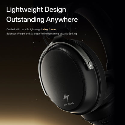 ATK N9 2.4GHz Wireless Gaming Headset with Mic for PS5 PS4 PC Mac Playstation Bluetooth Gaming Headphone with Microphone