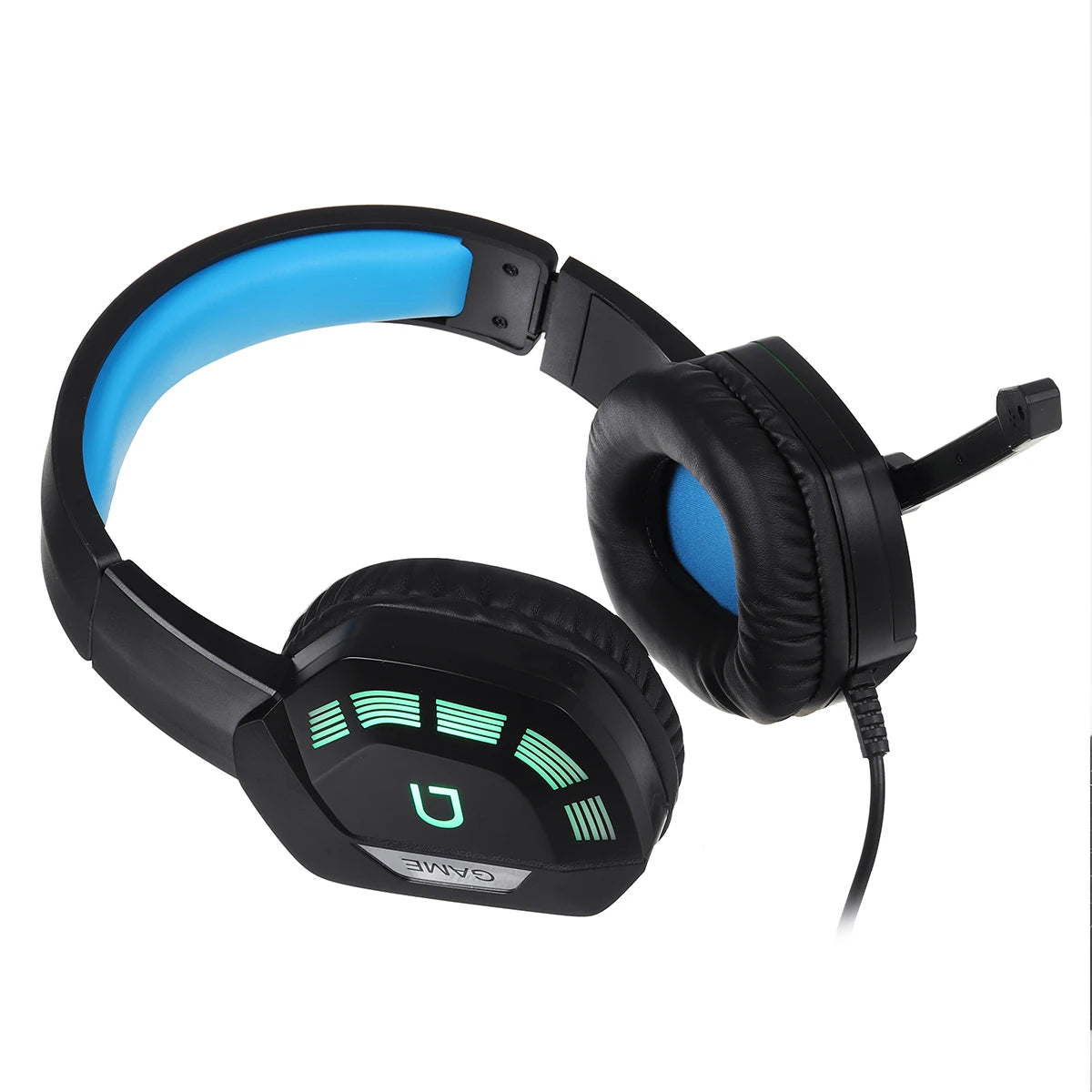 7.1 Stereo Wired LED Gaming Headset For PS4 Gamer Headphone with Mic Noise Cancel PC Computer Over Ear PC Laptop Tablet Earphone