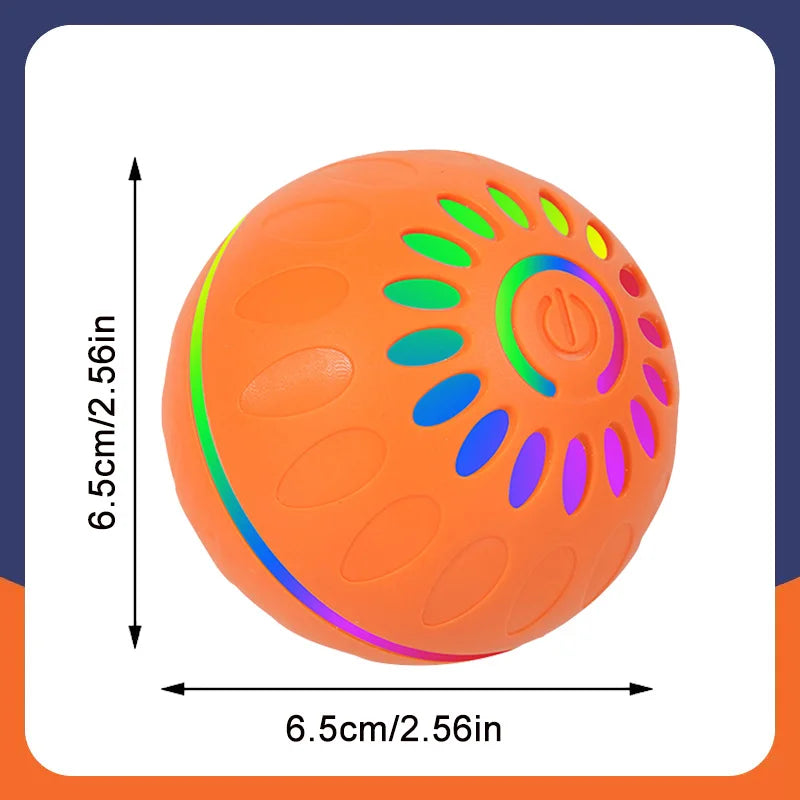 Smart Dog Toy Ball Automatic Interactive Pet Electronic Rolling USB Rechargeable Moving Bouncing for Puppy to Large dog Chew Toy Deals 4 U   Deals 4 U