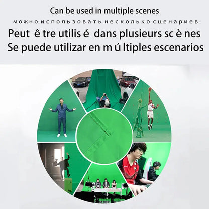 Green Screen Chromakey Cromakey Backdrops Cloth Photography Background Backdrop Smooth Cotton For Photo Studio Shoot Video Deals 4 U  Streaming Equipment Deals 4 U