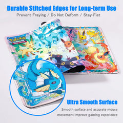Japan Anime Gamer Mouse Pad E-eevee Cabinet Kawaii Tablepad XXL P-pokemon Keyboard Rug Laptop PC Gaming Rubber Extended DeskMats Deals 4 U   Deals 4 U