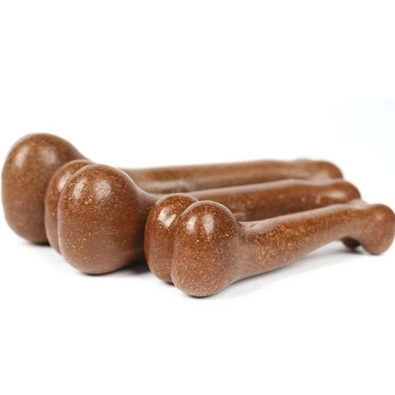 Natural Non-Toxic Dog Bone Chew Toy Nearly Indestructible Anti-Bite Puppy Chew Toy for Small Medium Large Dogs Pet Chew Toy Deals 4 U   Deals 4 U