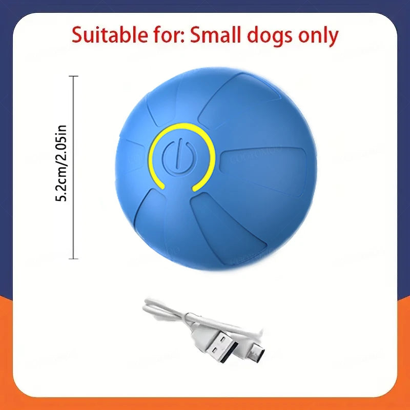 Smart Dog Toy Ball Automatic Interactive Pet Electronic Rolling USB Rechargeable Moving Bouncing for Puppy to Large dog Chew Toy Deals 4 U   Deals 4 U