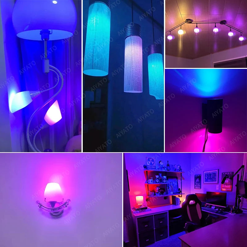 Tuya E14 Candle Lamps APP Control Smart Bulb Bluetooth WIFI RGB 220V LED Light Dimmable Smart Life Room Home Group Crystal Lamps Deals 4 U   Deals 4 U