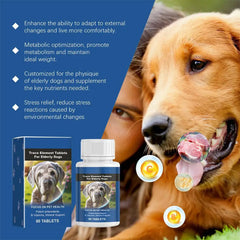 Trace Tablets For Elderly Dogs 80 Tablets Potent Antioxidants Mineral Joint Health Immune System Wellness Supplement Deals 4 U   Deals 4 U