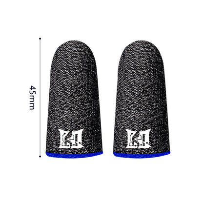 1Pair Finger Glove Fingertips Cot Sweatproof Gaming Finger Sleeves Breathable Game Controller Finger Sleeve for PUBG Mobile Game