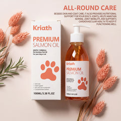 100ml Pure Salmon Oil for Dogs and Cats Omega 3 Fatty Acids Liquid Skin and Coat Supplement Joint Support Pet Health Supplies Deals 4 U   Deals 4 U