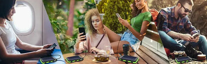 Solar Power Bank 80000mAh Portable Charging Poverbank External Battery Charger Strong Light LDE Light for All Smartphones Deals 4 U  Mobile Gaming Deals 4 U