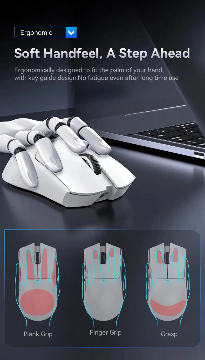 ATTACK SHARK X11 Lightweight Wireless Gaming Mouse with RGB Backlight Charging, Up to 22K DPI, PAW3311 Optical Sensor, HUYU Swit Deals 4 U  Gaming Accessories Deals 4 U