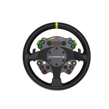 CAMMUS C12 with LC100 pedals kit C12 Direct Drive Steering Wheel Global First includes two T-shaped base flanges Deals 4 U  Gaming Accessories Deals 4 U