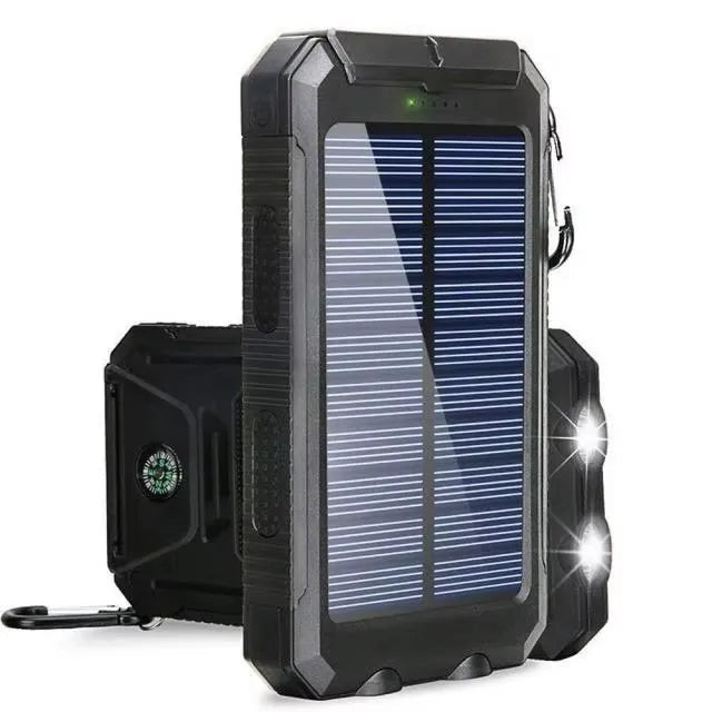 Solar Power Bank 80000mAh Portable Charging Poverbank External Battery Charger Strong Light LDE Light for All Smartphones Deals 4 U   Deals 4 U